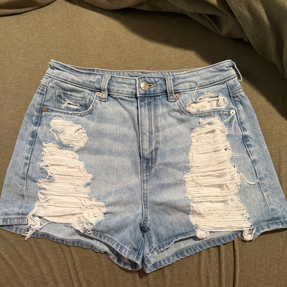 American Eagle Distressed Mom Shorts